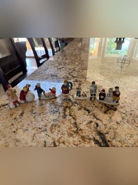 Village Figurine Lot Christmas